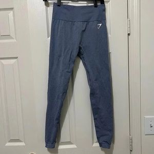 Gymshark Light Blue Logo Leggings